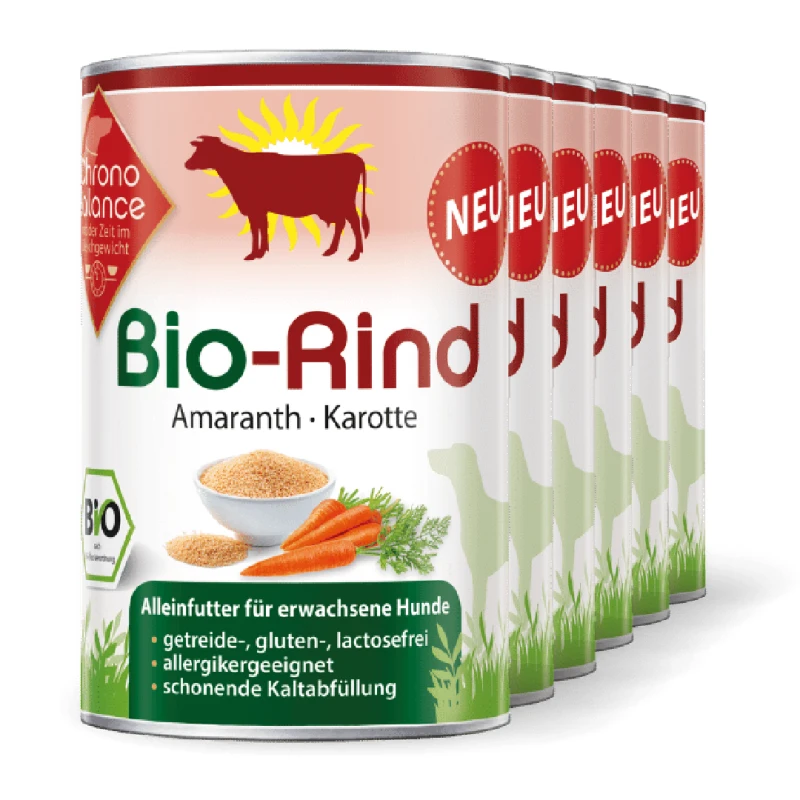 fressnapf ChronoBalance Alleinfutter Rind mit Amaranth und Karotte 2 4 kg Jubiläumsangebot