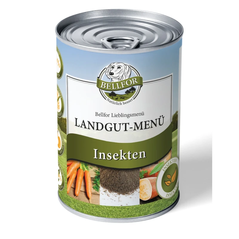 fressnapf Bellfor Hundefutter Nass mit Insekten Landgut-Menü - 400g