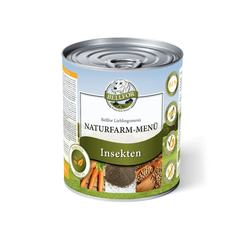 fressnapf Bellfor Nassfutter mit Insekten und Tapioka - Naturfarm-Menü - 800g Neuheiten