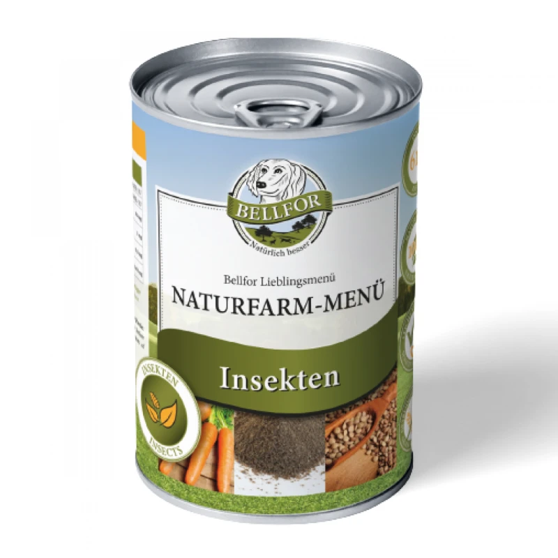 fressnapf Bellfor Hundefutter Nass mit Insekten - Naturfarm-Menü - 6x400g Tägliche Deals
