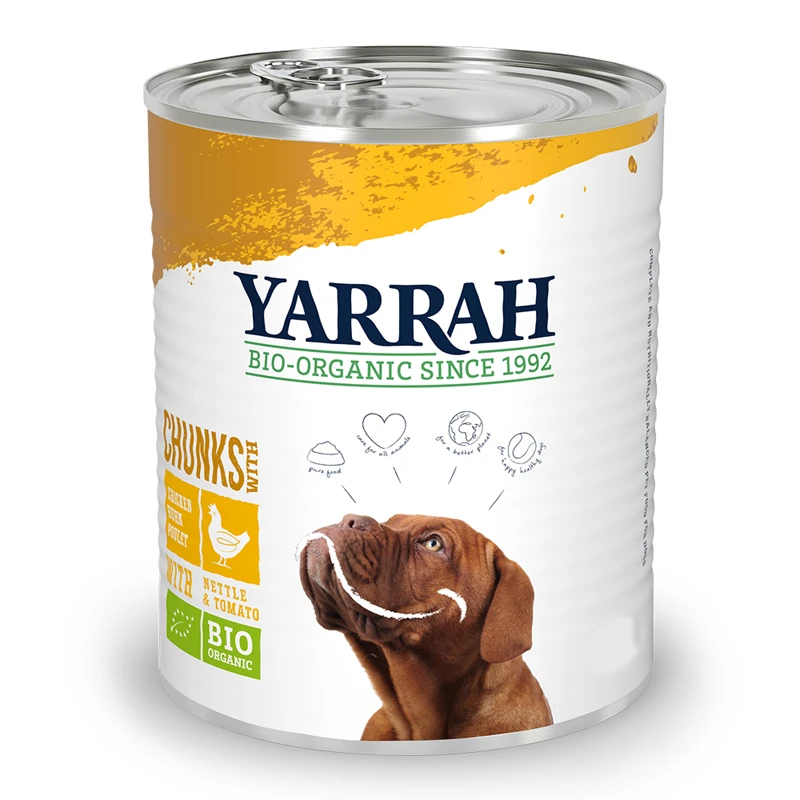 fressnapf Yarrah Bio Nassfutter Adult 12x405 g Huhn