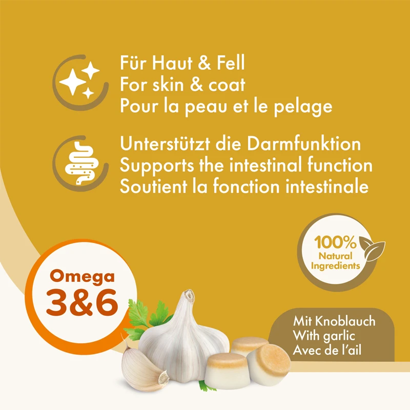 fressnapf Beaphar Haut- und Fellkur Bonbons 245g mit Knoblauch Im Verkauf