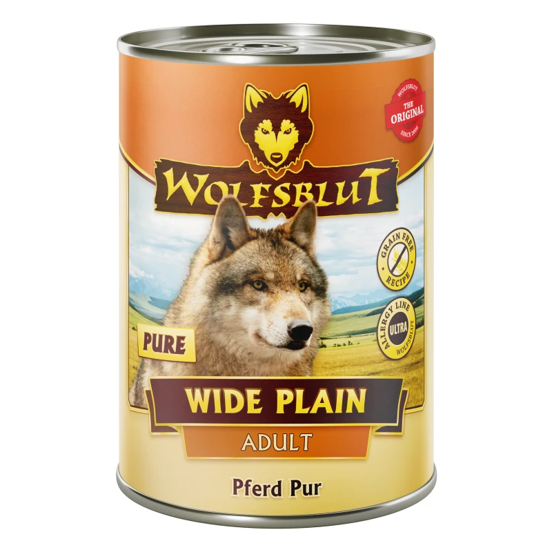 fressnapf WOLFSBLUT Adult Wide Plain Pure Pferd Pur - 6x395g Angebote