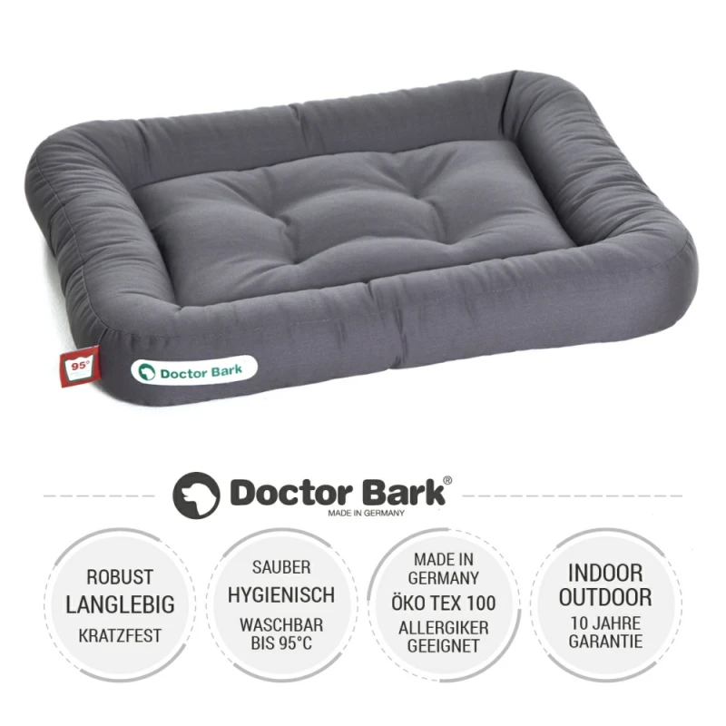 fressnapf Doctor Bark Lounge-Kissen grau S Begrenztes Angebot