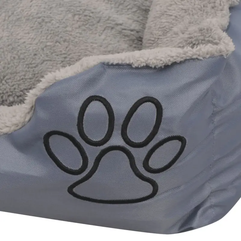 fressnapf VidaXL Hundebett mit gepolstertem Kissen Grau 48 cm 48 cm 18 cm Vatertagsangebot