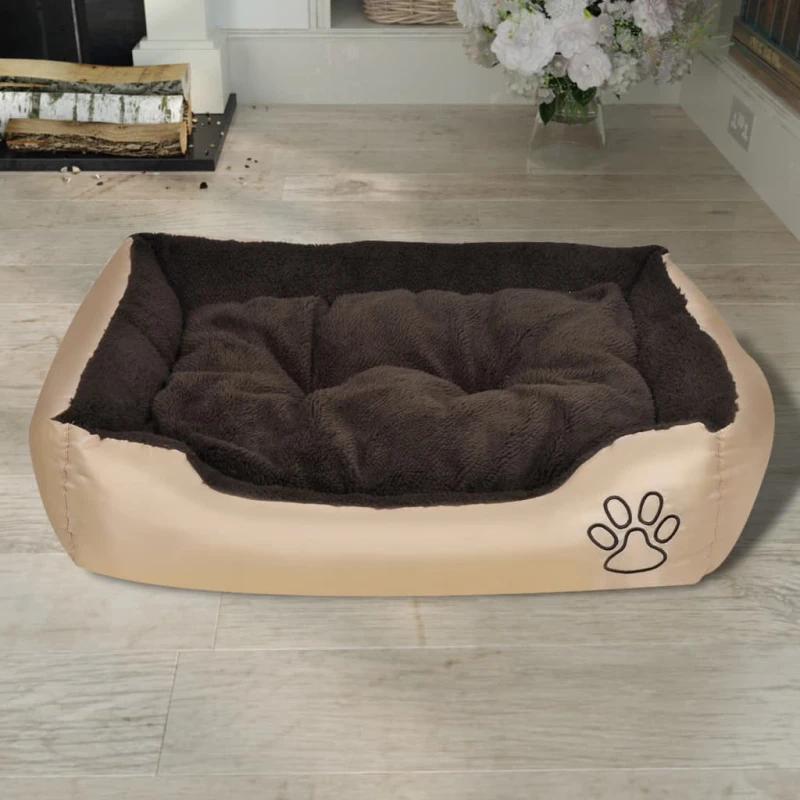 fressnapf VidaXL Hundebett beige und dunkelbraun 48 cm 48 cm 18 cm Jubiläumsangebot