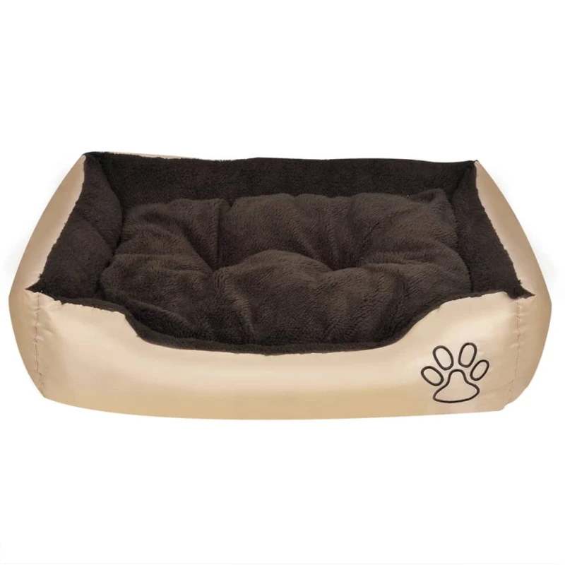 fressnapf VidaXL Hundebett beige und dunkelbraun 48 cm 48 cm 18 cm Jubiläumsangebot