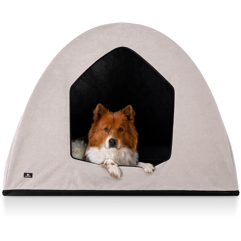 fressnapf Knuffelwuff Hundehöhle Yucatan passend für Hundebetten und Hundematten beige M-L Tägliche Deals