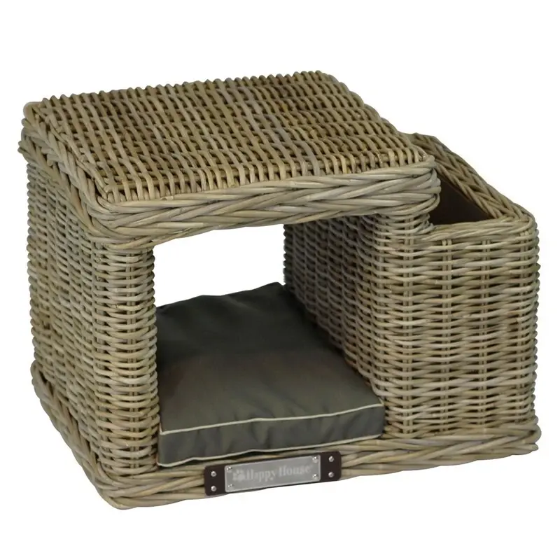 fressnapf Happy House Rattanhocker mit Zeitschriftenständer Sonderangebote