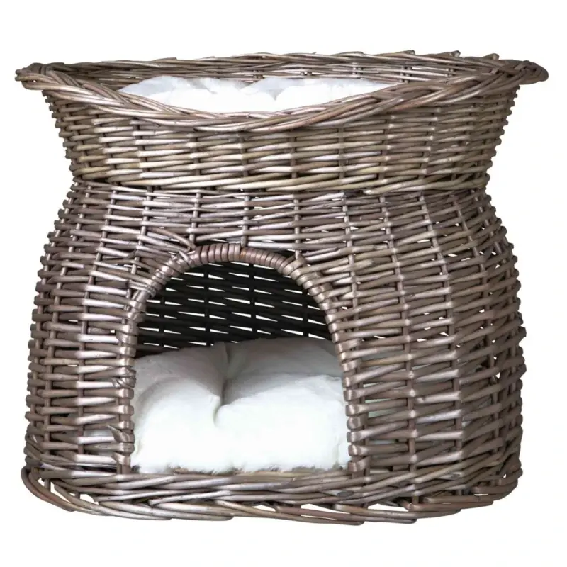 fressnapf Trixie Korbhöhle mit Liegedach grau 37 cm 43 cm 37 cm Riesige Rabatte