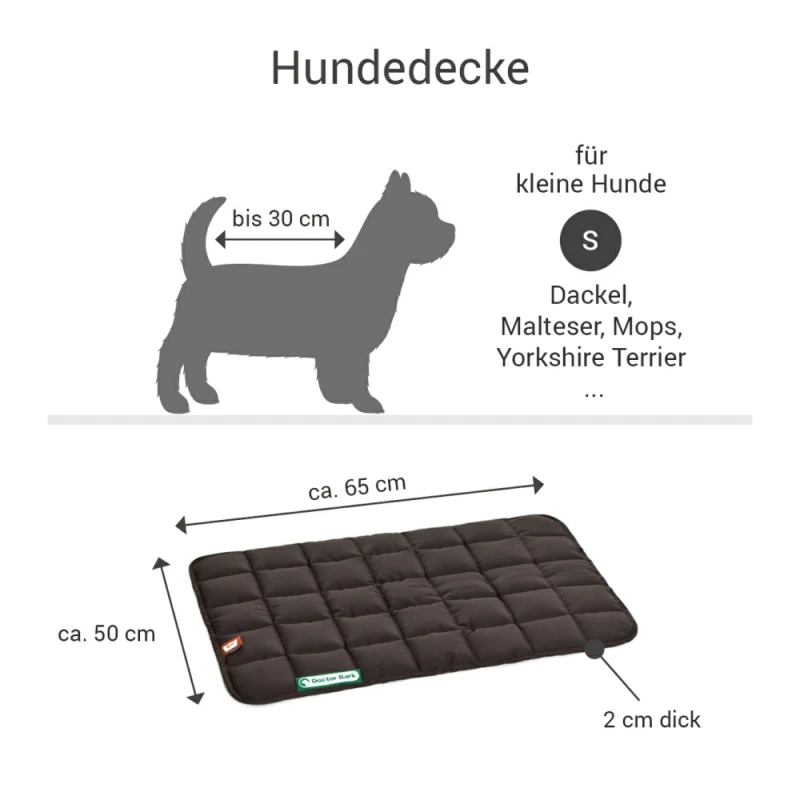 fressnapf Doctor Bark Hundedecke braun S Outlet
