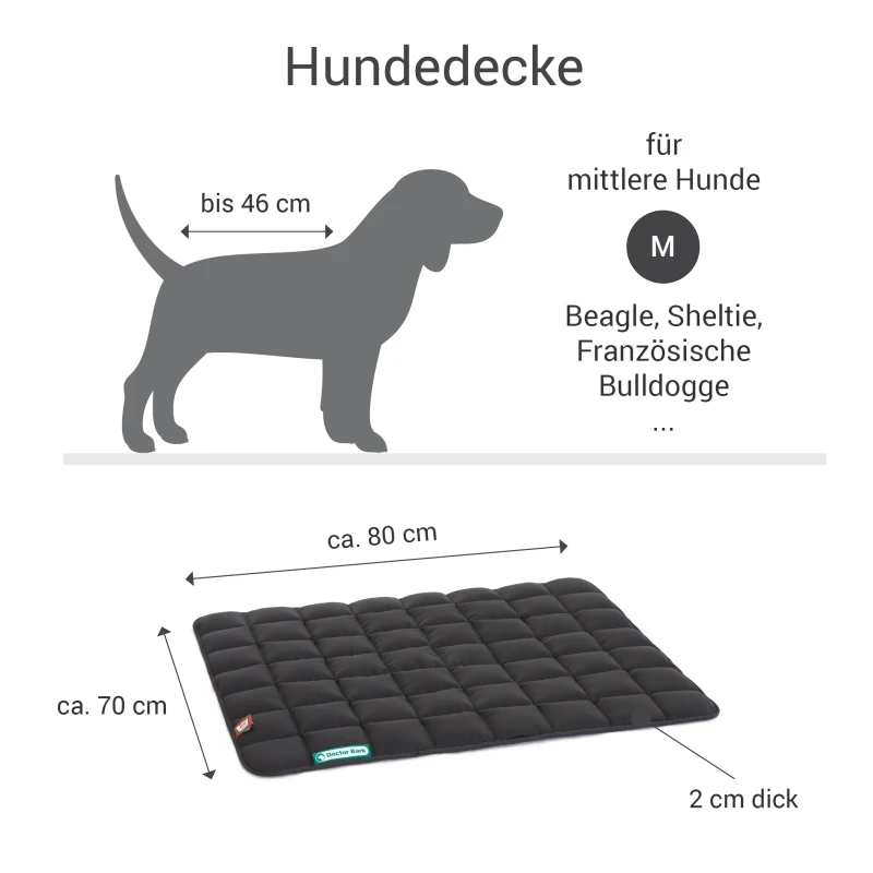 fressnapf Doctor Bark Wendedecke grau/ grün M Verkauf
