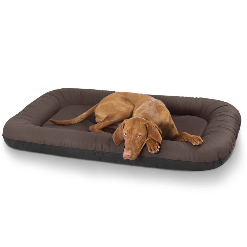 fressnapf Knuffelwuff Kunstleder Hundebett Jerry braun XL Preisnachlass