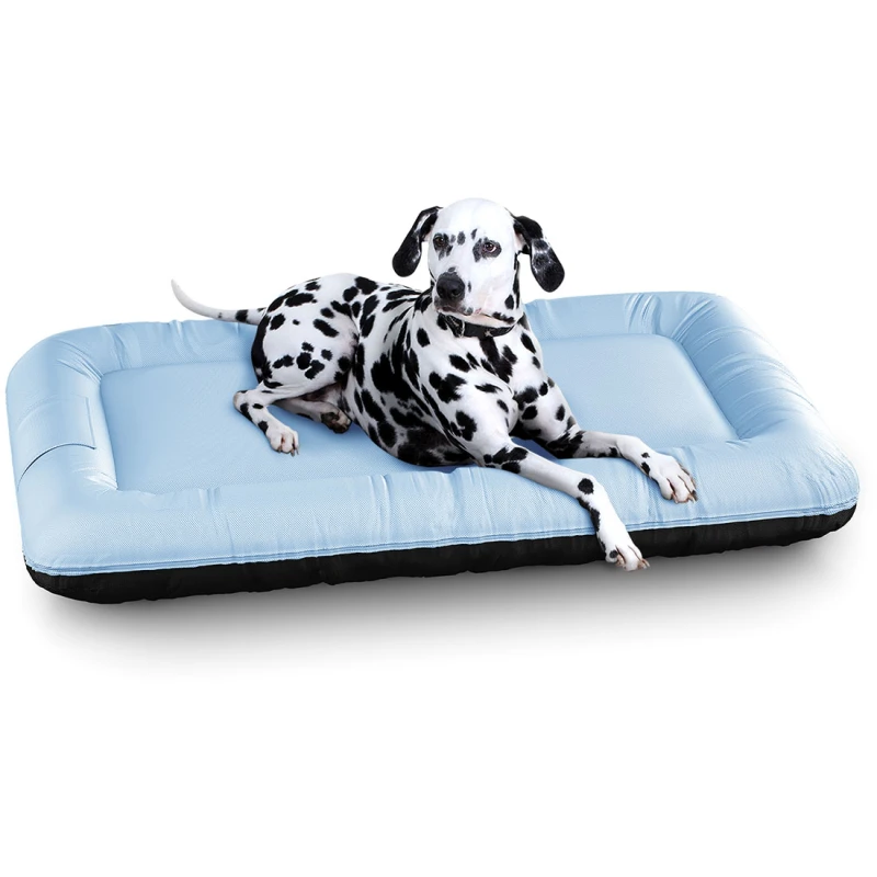 fressnapf Knuffelwuff Wasserfestes In und Outdoor Hundebett Lucky Color Edition aus Nylongewebe blau XL