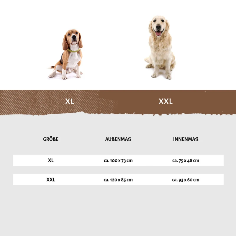 fressnapf Knuffelwuff Wasserfestes In und Outdoor Hundebett Lucky Color Edition aus Nylongewebe blau XL Cyber Monday