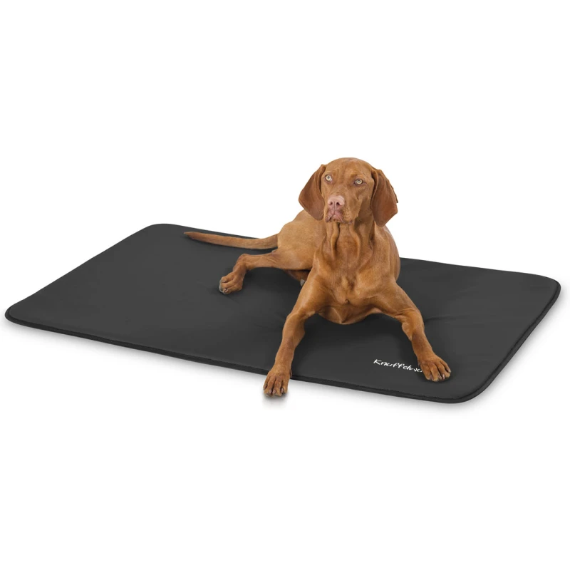 fressnapf Knuffelwuff Kunstleder Hundematte Cheyenne schwarz L