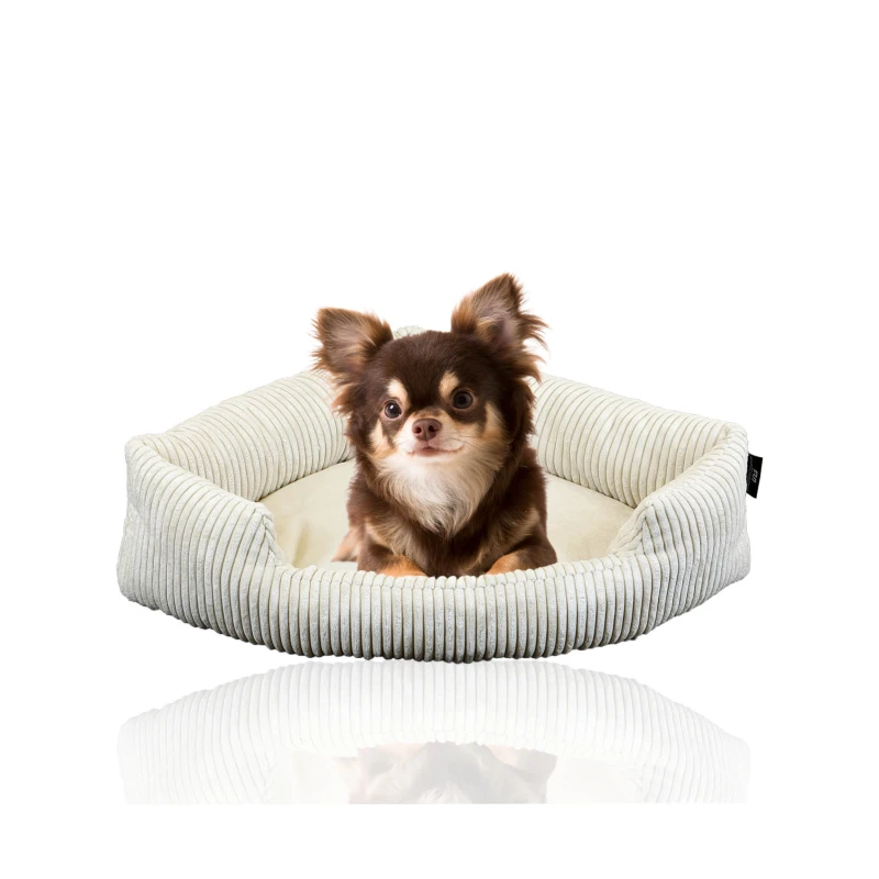 fressnapf Rohrschneider ® XXL Eck-Hundebett für große Hunde aus Cord M