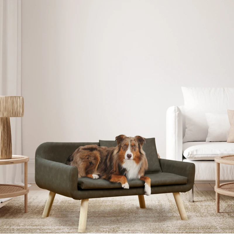 fressnapf Rohrschneider Hundesofa für mittlere Hunde abwaschbares Kunstleder taupe Rabatte dieses Monats
