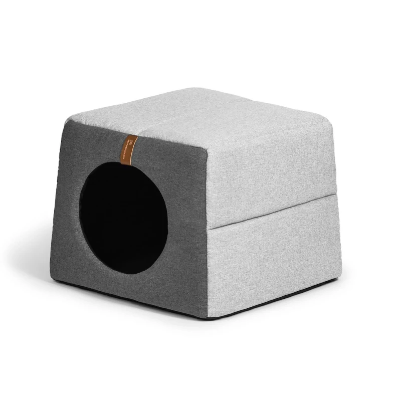 fressnapf Rexproduct Up and Down runder Eingang 2 in 1 Hundehütte grau M Verkauf