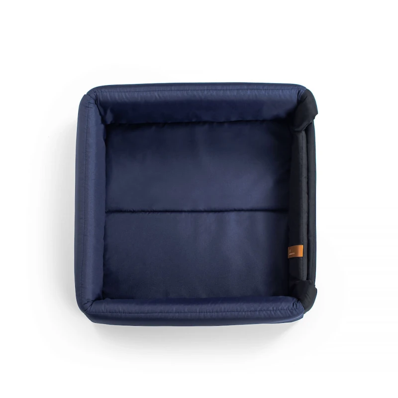 fressnapf Rexproduct Up and Down quadratischer Eingang 2 in 1 Hundehütte marineblau M im Angebot