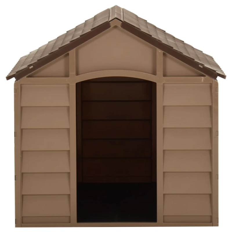 fressnapf VidaXL Hundehütte Braun PP Hundehaus Hundehöhle Hundebox 71 cm 71 5 cm 68 cm Fabrikverkauf