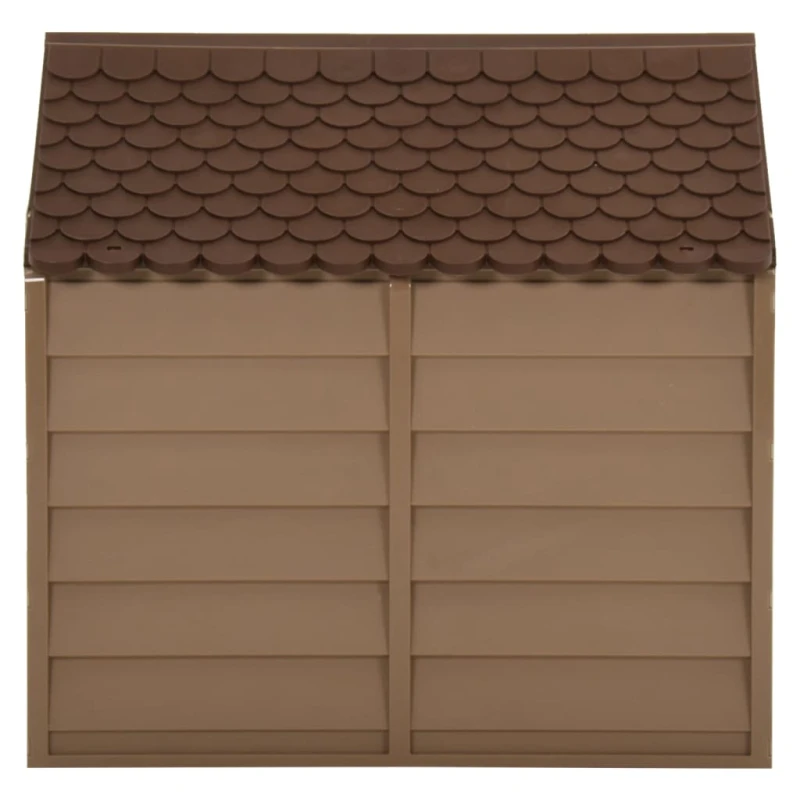 fressnapf VidaXL Hundehütte Braun PP Hundehaus Hundehöhle Hundebox 71 cm 71 5 cm 68 cm Fabrikverkauf