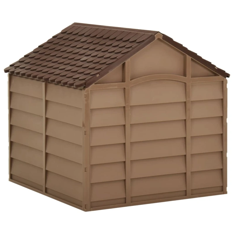 fressnapf VidaXL Hundehütte Braun PP Hundehaus Hundehöhle Hundebox 71 cm 71 5 cm 68 cm Fabrikverkauf