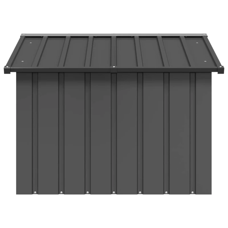 fressnapf VidaXL Hundehütte Verzinkter Stahl Hundezwinger Hundekäfig anthrazit 1 165 m 1 03 m 81 5 cm Blitzverkäufe