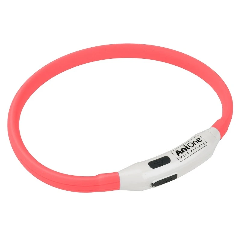 fressnapf AniOne blinkendes Silikon-Halsband rot Jubiläumsangebot