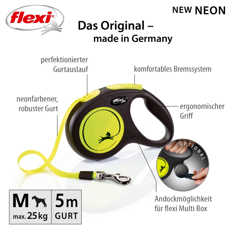 fressnapf Flexi New Neon Gurt neon M Neueste Mode