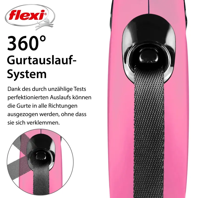 fressnapf Flexi New Classic Gurt pink XS 3 m 12 kg 50% Rabatt mit kostenlosem Versand