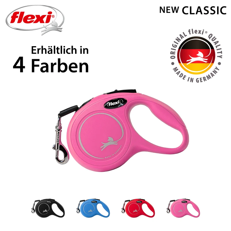 fressnapf Flexi New Classic Gurt pink XS 3 m 12 kg 50% Rabatt mit kostenlosem Versand