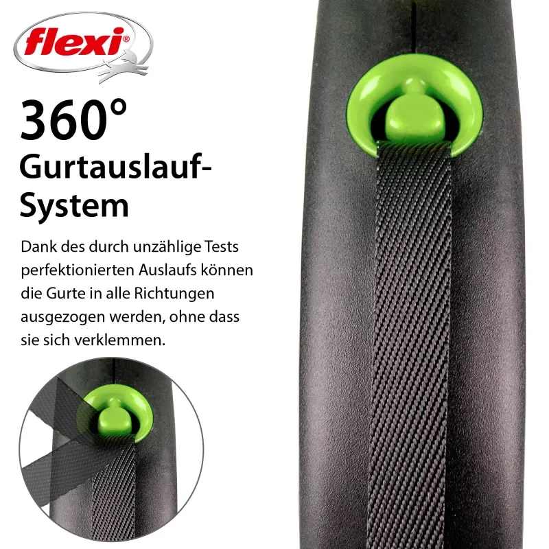 fressnapf Flexi Black Design Gurt grün S 5 m 15 kg Black Friday Preise