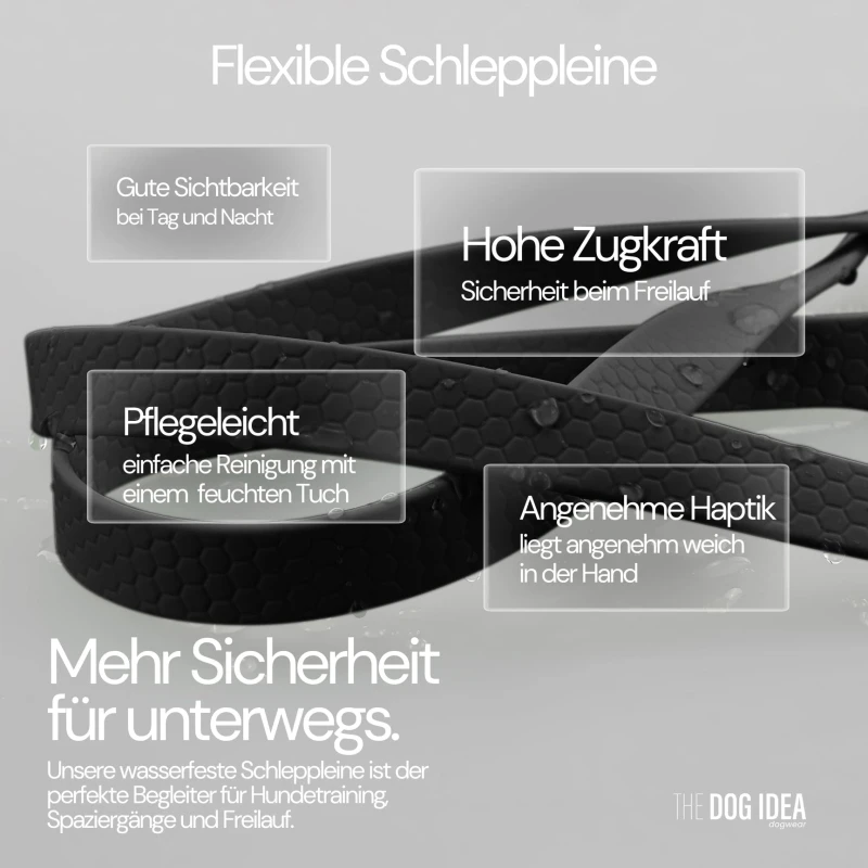 fressnapf THE DOG IDEA Schleppleine Schwarz 5 m 2025