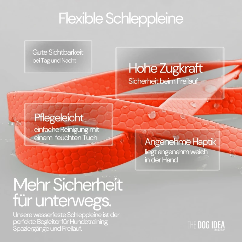 fressnapf THE DOG IDEA Schleppleine Orange 5 m Online