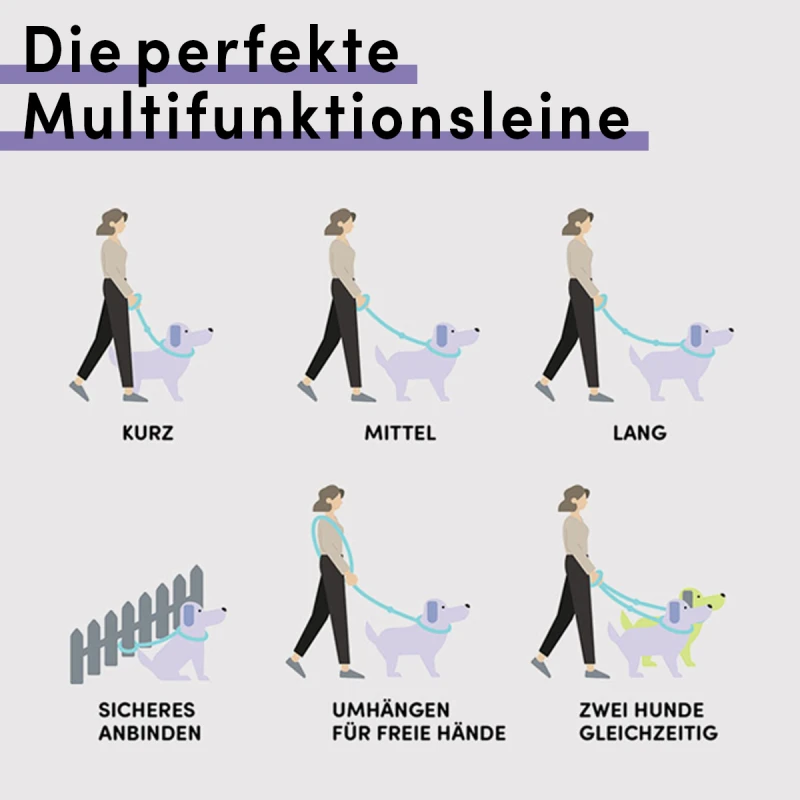 fressnapf STUCH Hundeleine Führleine Flieder L Meist gekauft