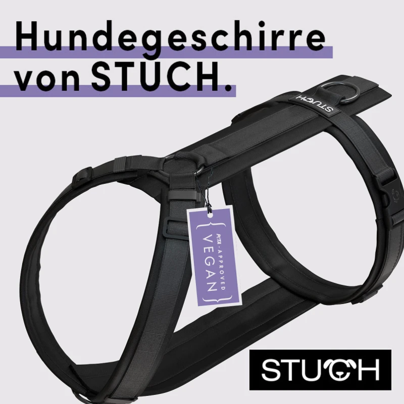 fressnapf STUCH Geschirr Hund gepolstert schwarz XXS Versandkostenfrei