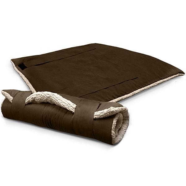 petspremium Wolters Reisedecke Vagabund braun Schlafplatz L 100 x B 75 cm