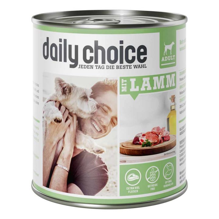 petspremium daily choice mit Lamm Nassfutter 24 x 800 g