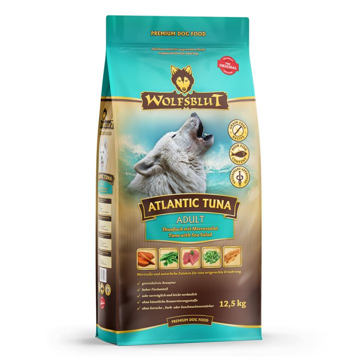 petspremium Wolfsblut Atlantic Tuna - Thunfisch und Meeressalat Adult Trockenfutter 2 x 12 5 kg