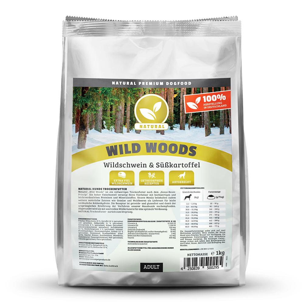 petspremium Natural Wild Woods Trockenfutter 30 kg Riesige Ersparnisse
