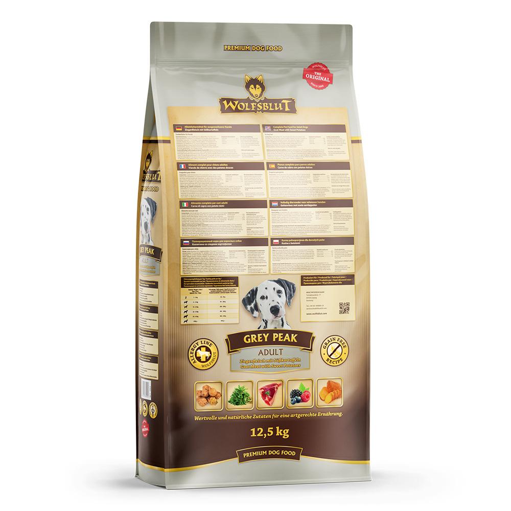 petspremium Wolfsblut Grey Peak - Ziegenfleisch und Süßkartoffel Adult Trockenfutter 2 x 12 5 kg Zeitbegrenzte Promotion