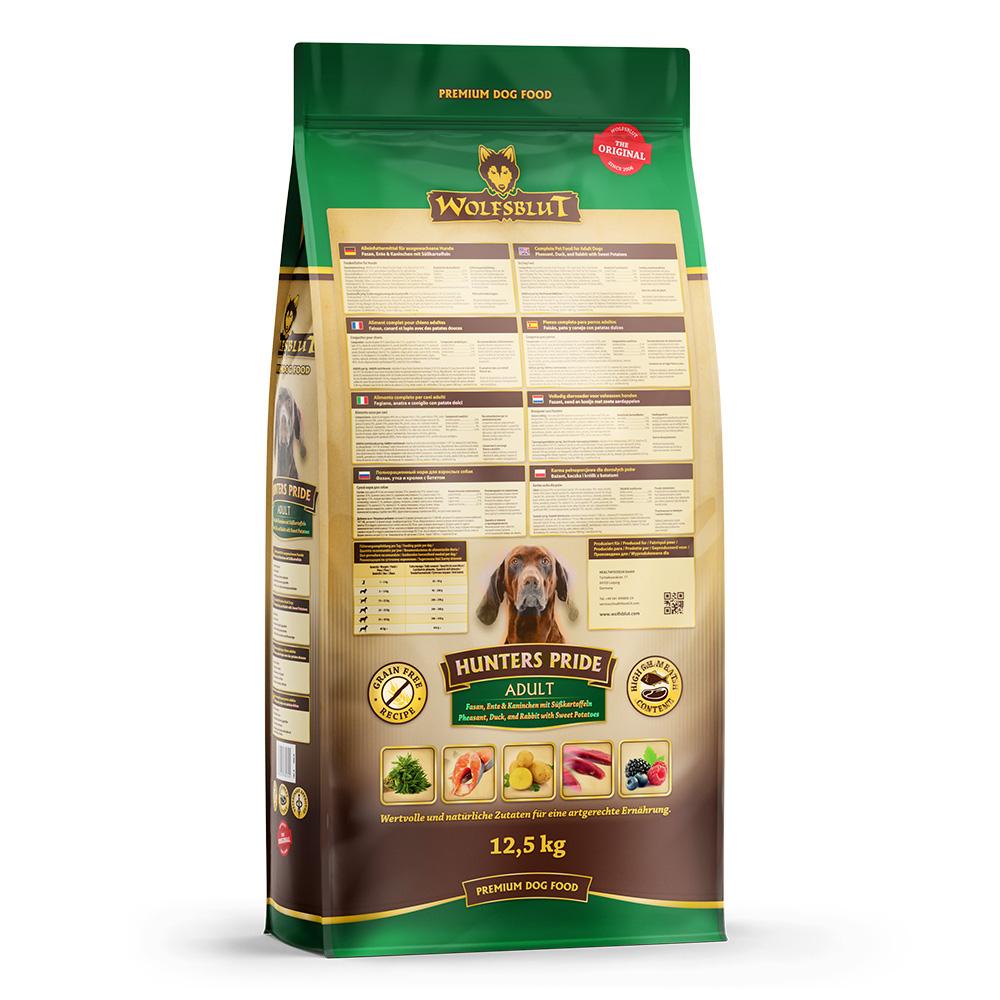 petspremium Wolfsblut Hunters Pride - Fasan Ente und Kaninchen Adult Trockenfutter 2 x 12 5 kg Bis zu 50% Rabatt