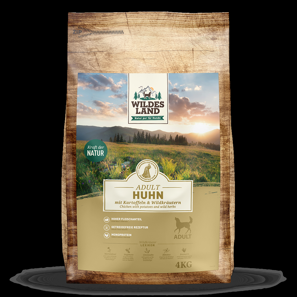 petspremium Wildes Land Huhn mit Kartoffeln und Wildkräutern Classic Adult Trockenfutter 30 kg Discount Store für neue Produkte