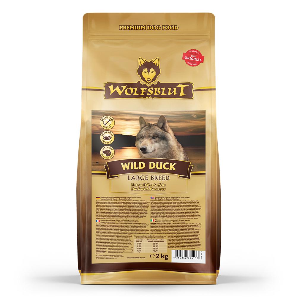 petspremium Wolfsblut Wild Duck - Ente und Kartoffel Large Breed Trockenfutter 29 kg Begrenzt auf 3 Tage