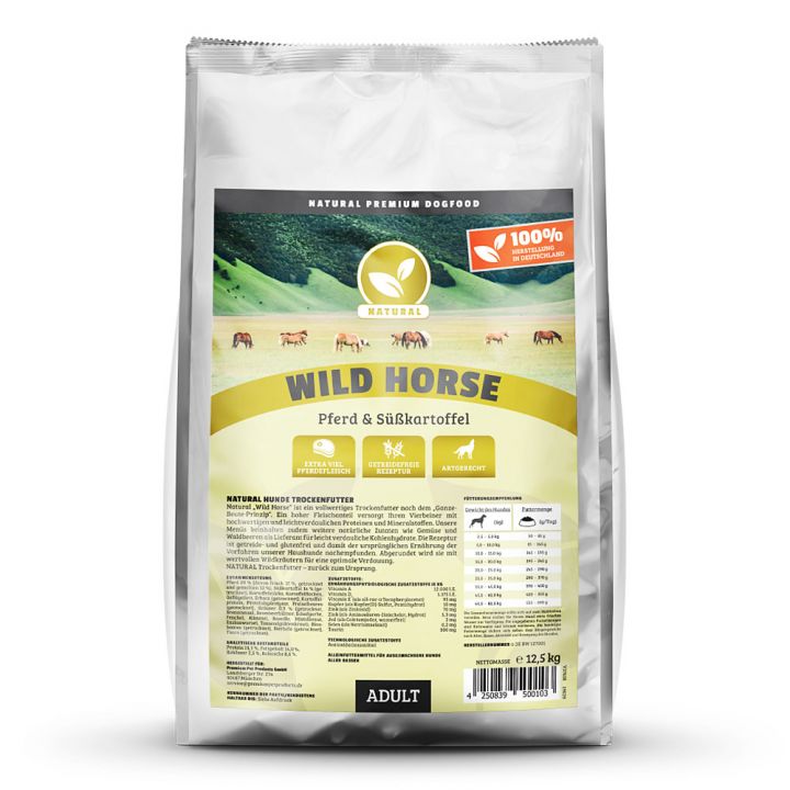 petspremium Natural Wild Horse mit Pferd Trockenfutter 12 5 kg im Angebot