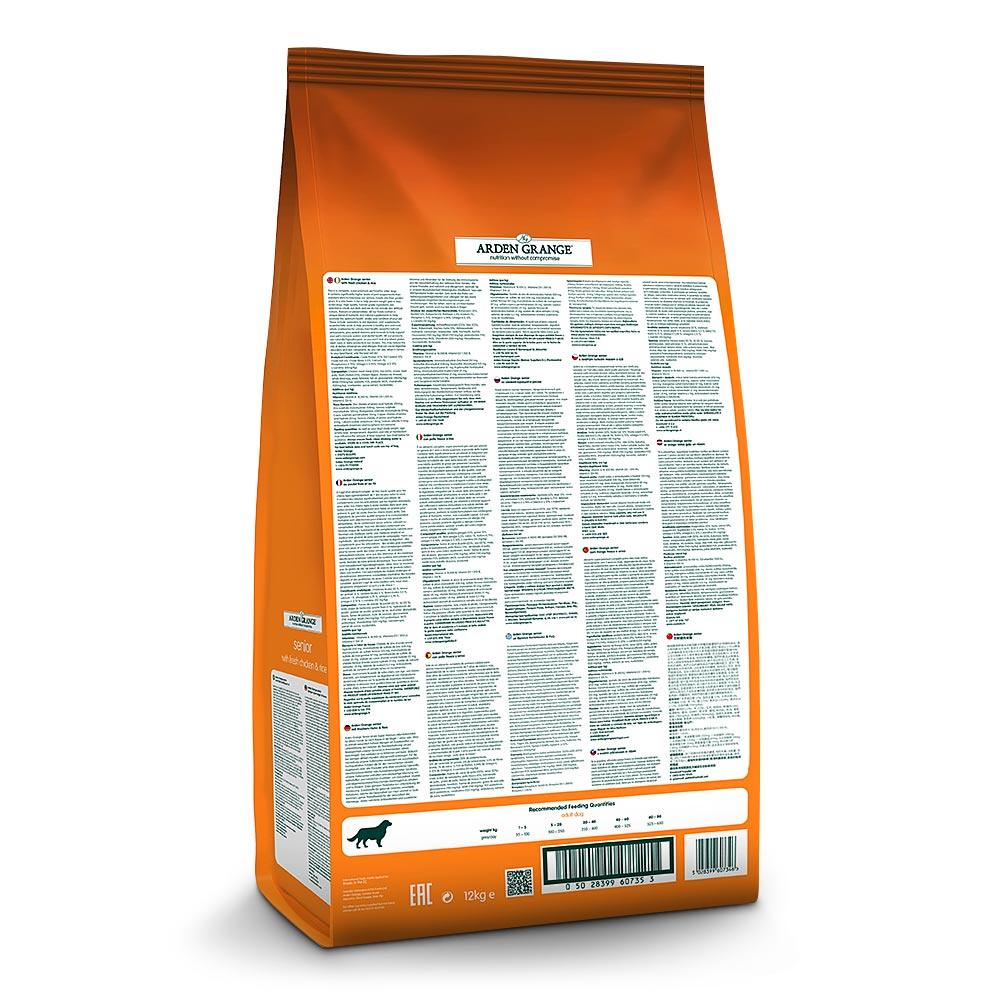 petspremium Arden Grange Senior mit frischem Huhn & Reis Trockenfutter 2 x 12 kg Meist gekauft