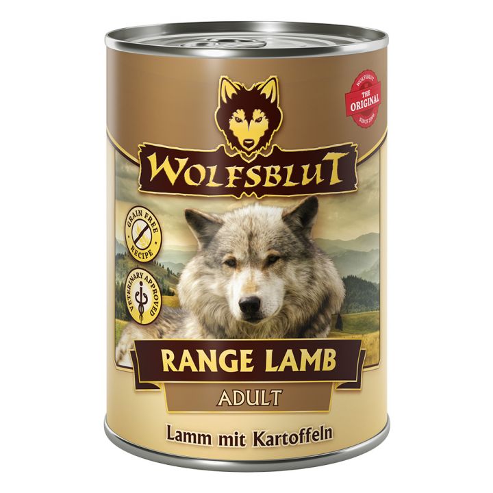 petspremium Wolfsblut Range Lamb - Lamm mit Kartoffeln Adult Nassfutter 6 x 395 g Fabrikpreis