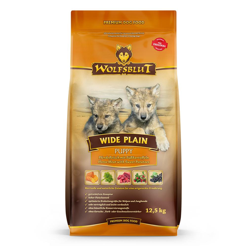 petspremium Wolfsblut Wide Plain - Pferdefleisch und Süßkartoffel Puppy Trockenfutter 12 5 kg Online Outlet
