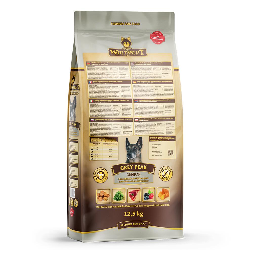 petspremium Wolfsblut Grey Peak - Ziegenfleisch und Süßkartoffel Senior Trockenfutter 2 x 12 5 kg Tiefpreis